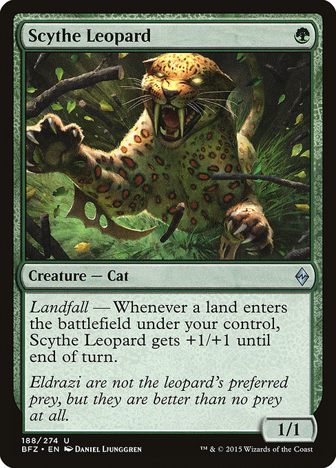 Scythe Leopard from Battle for Zendikar