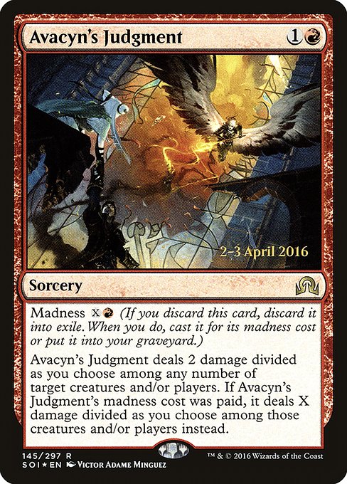 Avacyn's Judgment from Shadows over Innistrad Promos