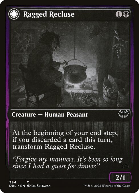 Ragged Recluse // Odious Witch from Innistrad: Double Feature
