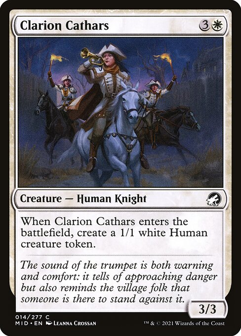 Clarion Cathars from Innistrad: Midnight Hunt