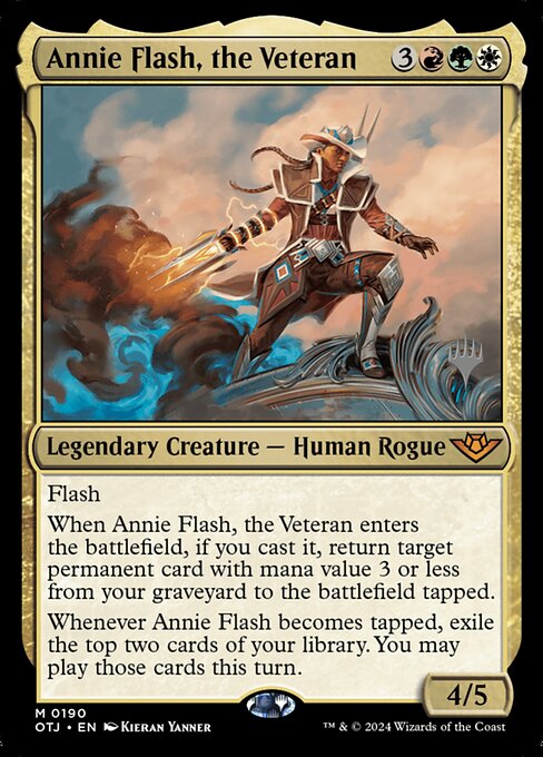 Annie Flash, the Veteran from Outlaws of Thunder Junction Promos