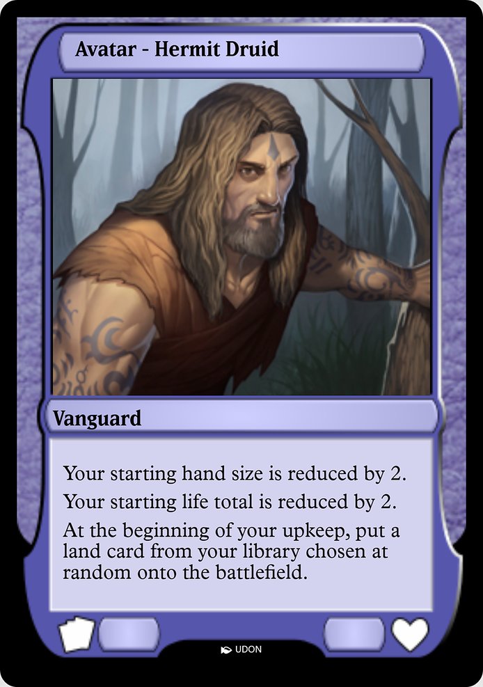 Hermit Druid Avatar highlighted card art