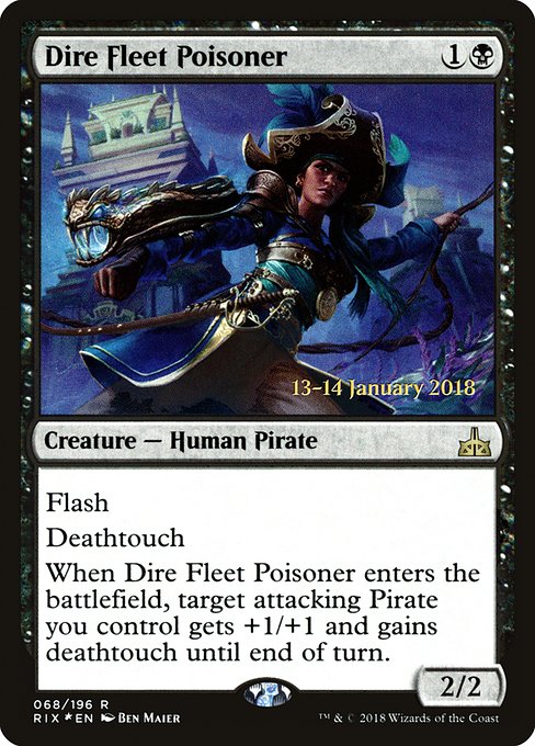 Dire Fleet Poisoner from Rivals of Ixalan Promos