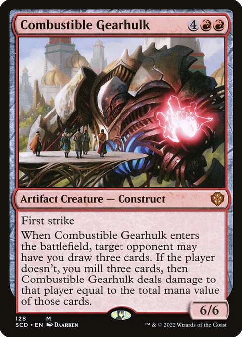 Combustible Gearhulk from Starter Commander Decks