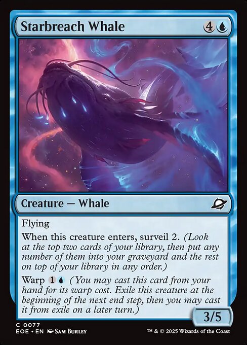 Starbreach Whale highlighted card art