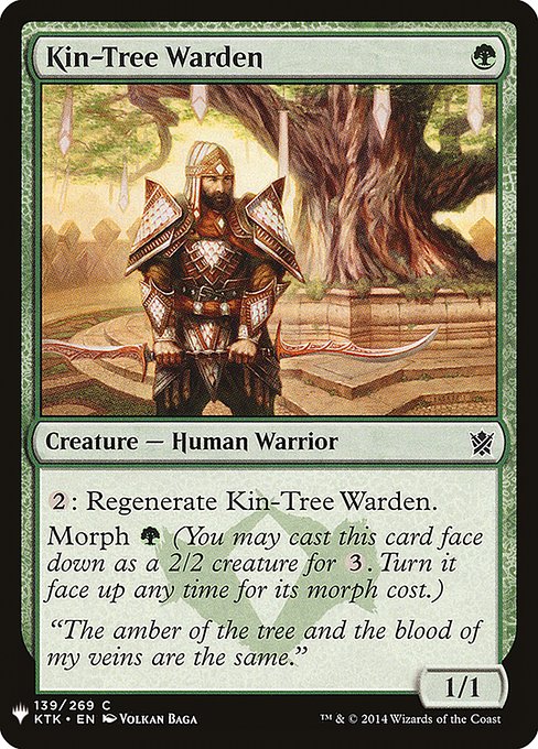 Kin-Tree Warden highlighted card art