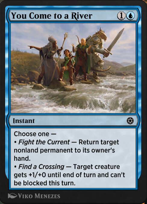 You Come to a River highlighted card art