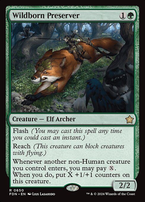 Wildborn Preserver highlighted card art
