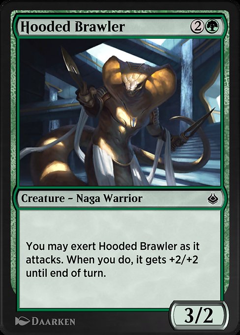 Hooded Brawler highlighted card art