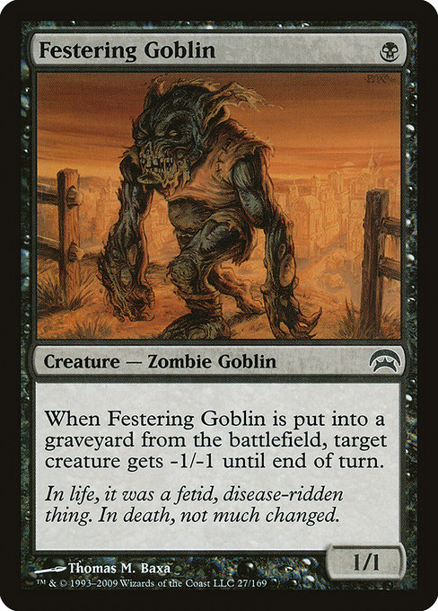 Festering Goblin from Planechase