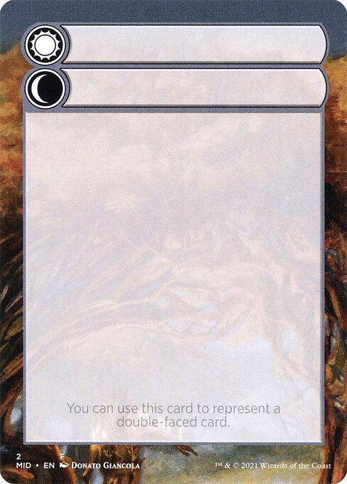 Double-Faced Substitute Card from Innistrad: Midnight Hunt Substitute Cards