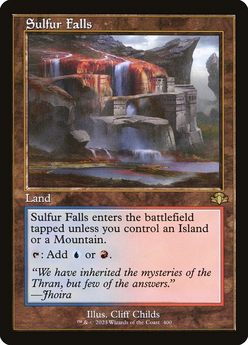 Sulfur Falls from Dominaria Remastered