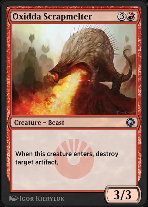 Oxidda Scrapmelter highlighted card art