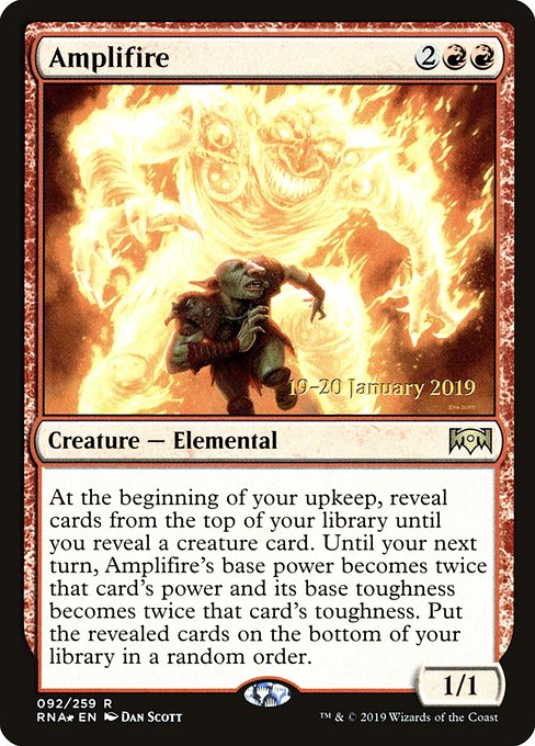 Amplifire from Ravnica Allegiance Promos