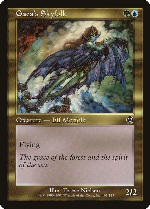 Gaea's Skyfolk highlighted card art
