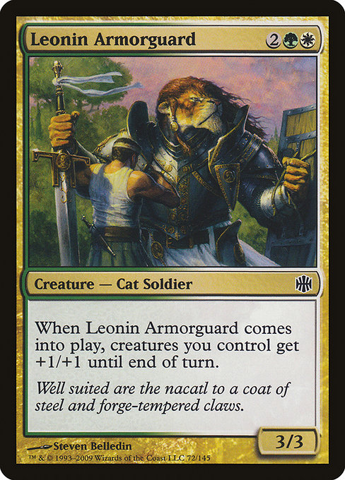 Leonin Armorguard highlighted card art