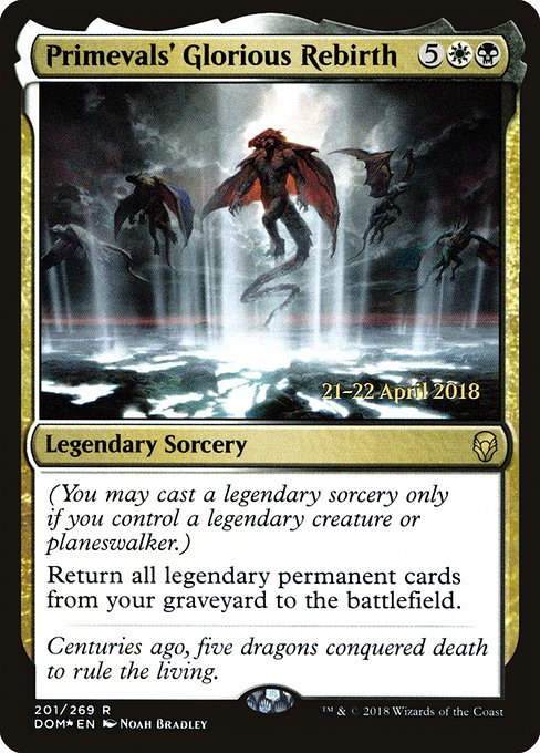Primevals' Glorious Rebirth from Dominaria Promos