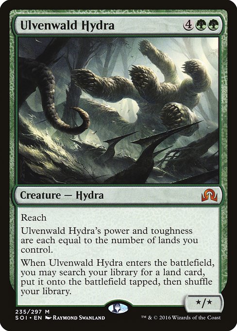 Ulvenwald Hydra from Shadows over Innistrad