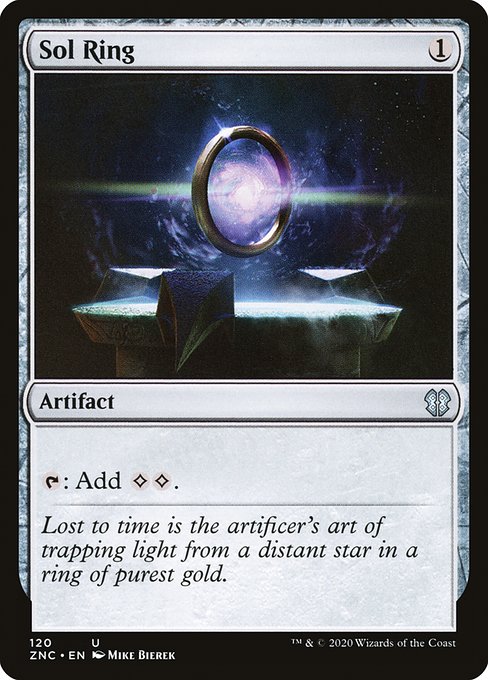 Sol Ring from Zendikar Rising Commander