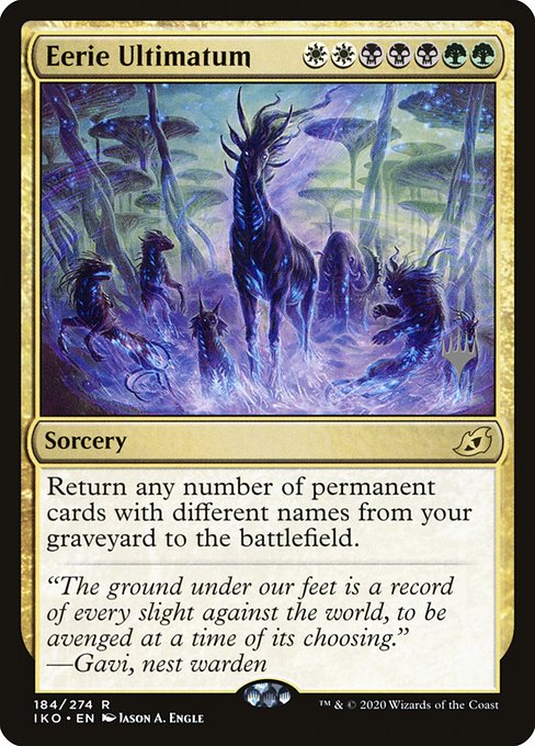 Eerie Ultimatum from Ikoria: Lair of Behemoths Promos