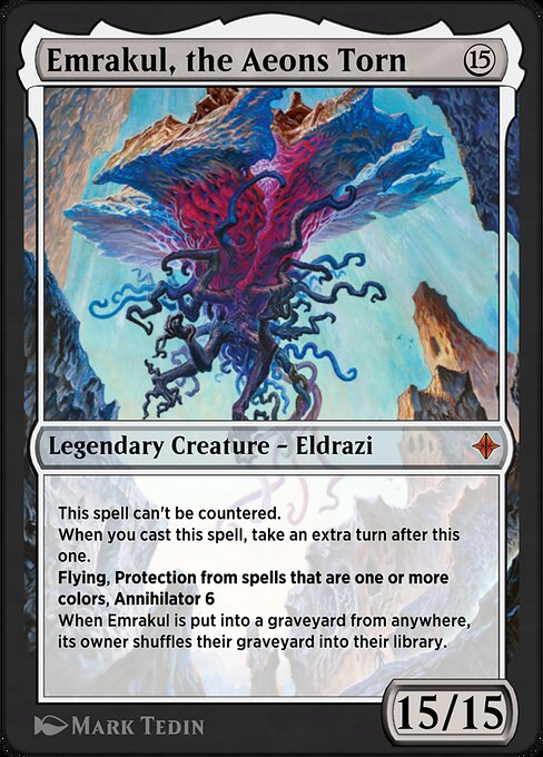 Emrakul, the Aeons Torn highlighted card art