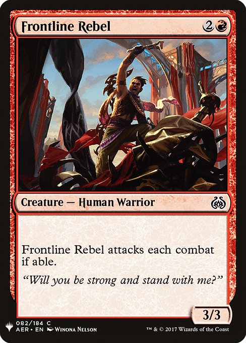 Frontline Rebel from The List