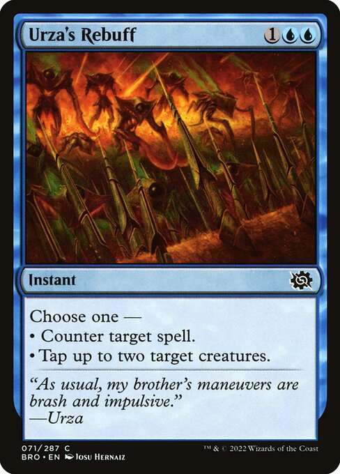 Urza's Rebuff highlighted card art