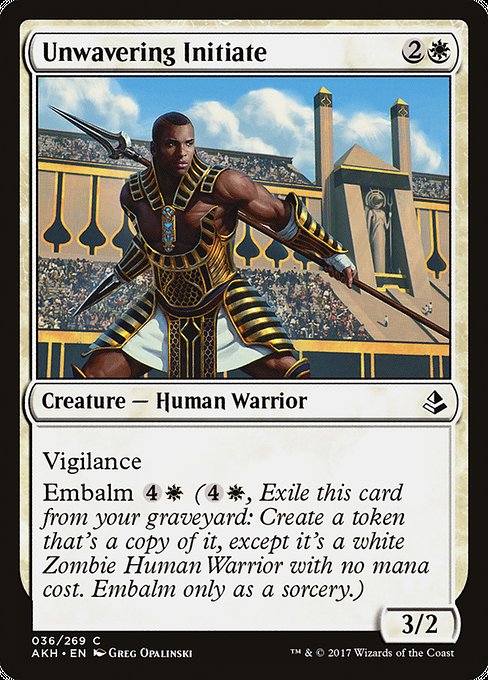 Unwavering Initiate from Amonkhet