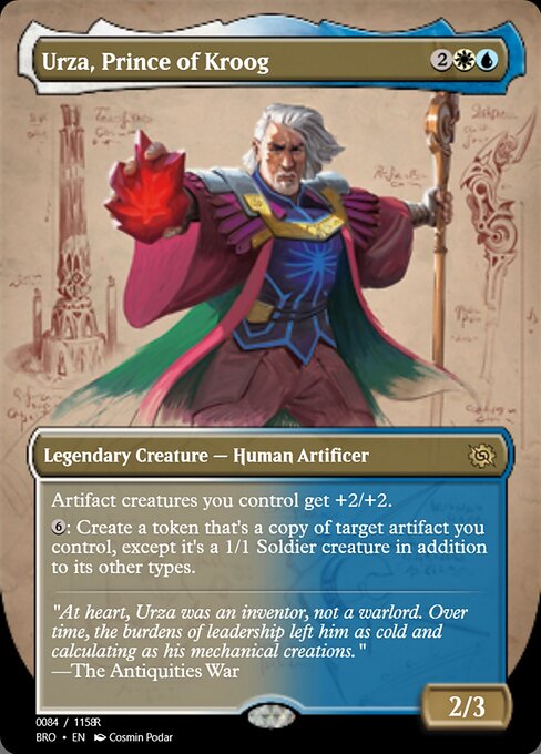 Urza, Prince of Kroog highlighted card art