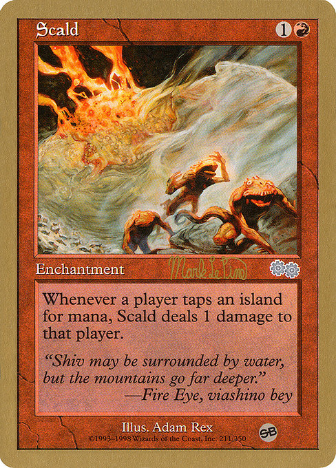 Scald highlighted card art