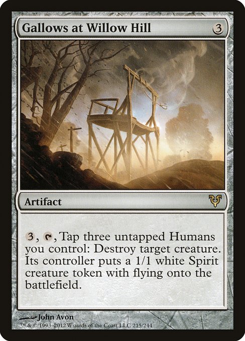 Gallows at Willow Hill highlighted card art