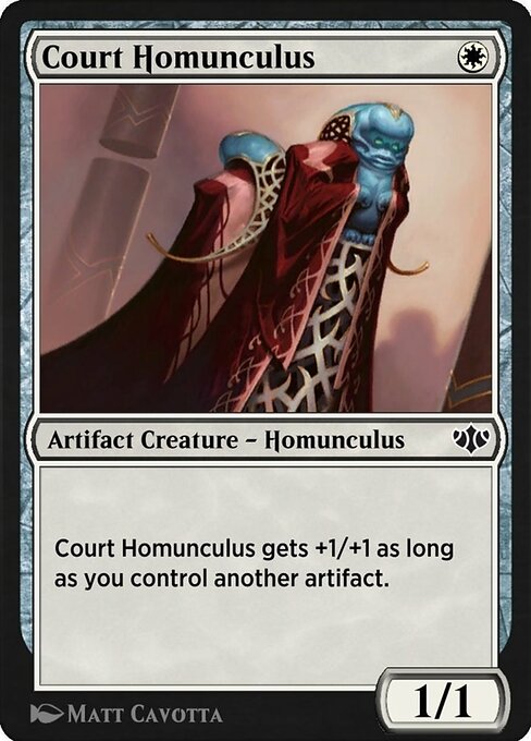 Court Homunculus highlighted card art