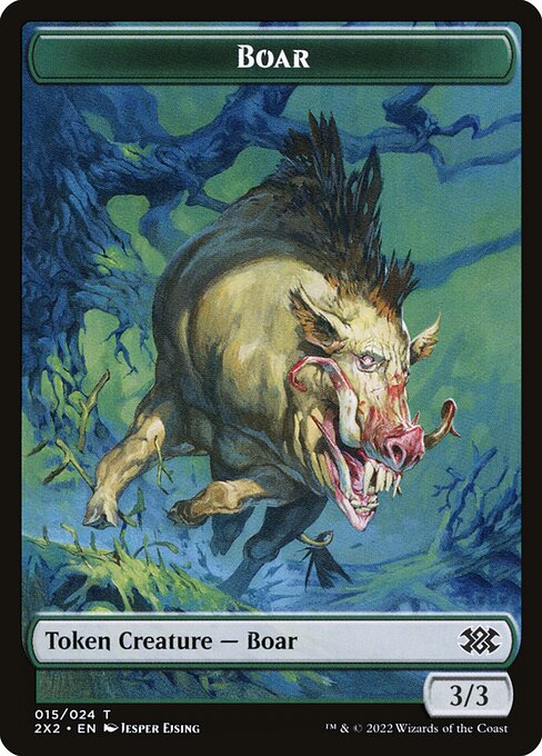 Boar highlighted card art