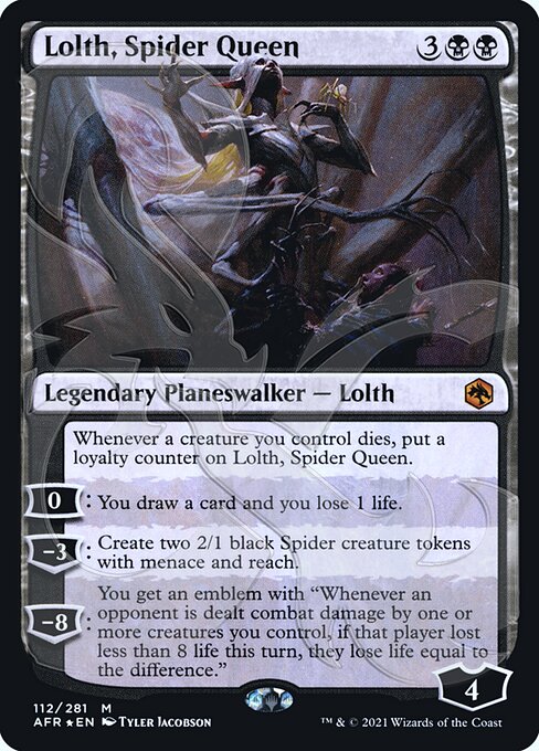 Lolth, Spider Queen from Adventures in the Forgotten Realms Promos