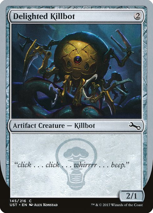 Delighted Killbot highlighted card art