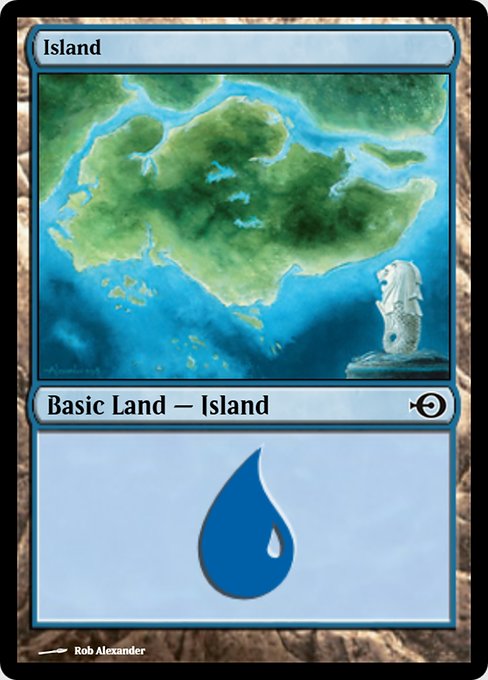 Island from Magic Online Promos