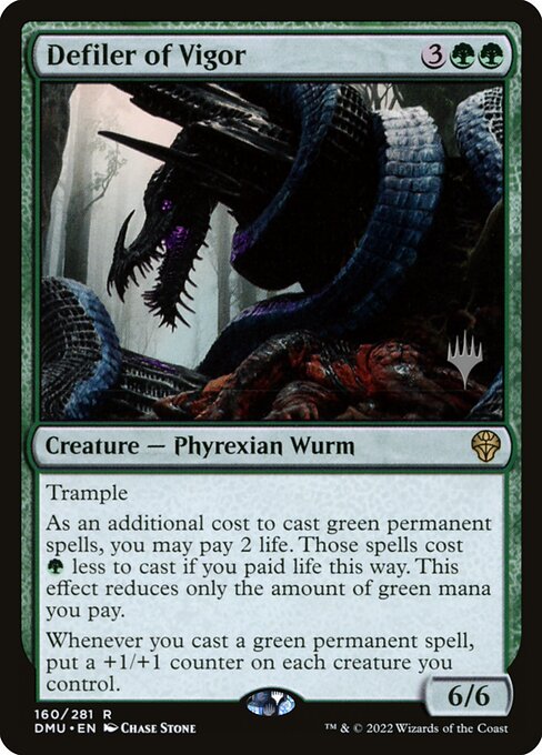 Defiler of Vigor from Dominaria United Promos
