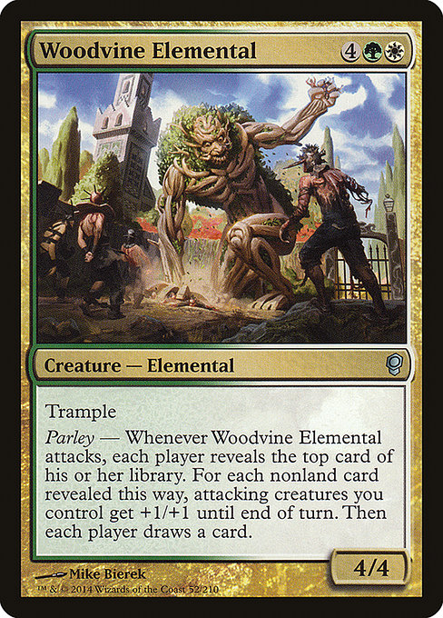 Woodvine Elemental highlighted card art
