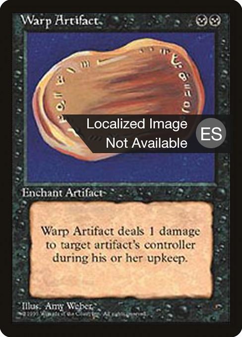 Warp Artifact from Fourth Edition Foreign Black Border