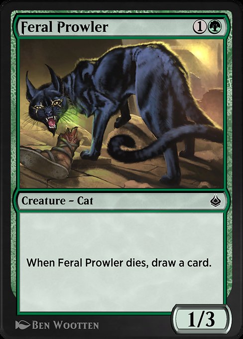 Feral Prowler highlighted card art