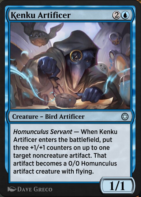 Kenku Artificer highlighted card art