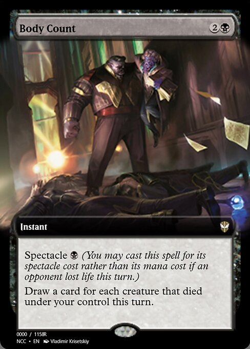 Body Count highlighted card art
