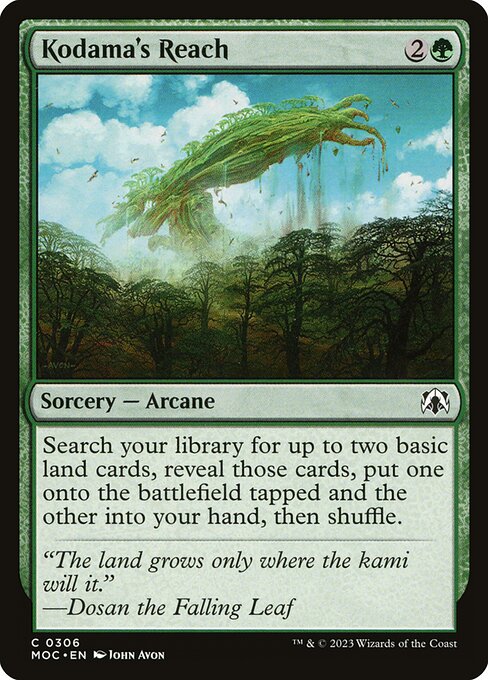 Kodama's Reach from March of the Machine Commander