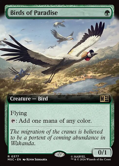 Birds of Paradise from Marvel Super Heroes Commander