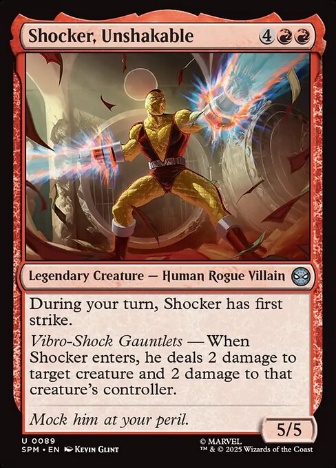 Shocker, Unshakable highlighted card art