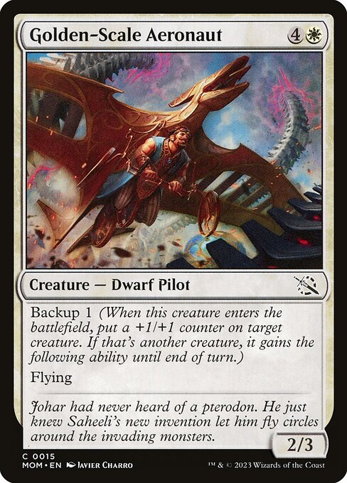 Golden-Scale Aeronaut highlighted card art
