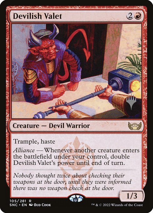 Devilish Valet from Streets of New Capenna Promos