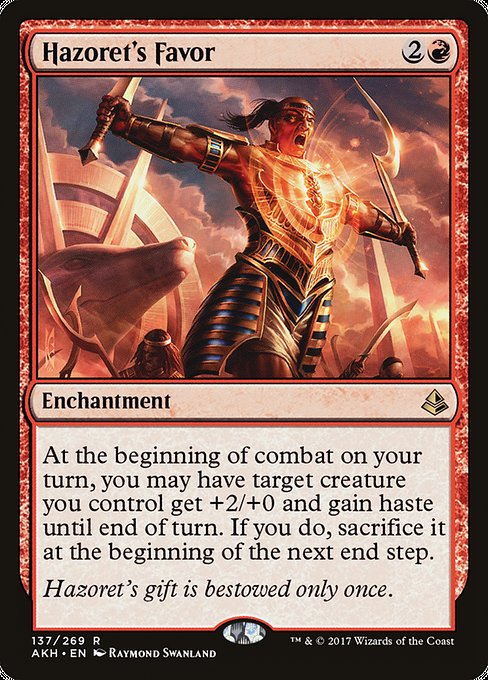 Hazoret's Favor from Amonkhet