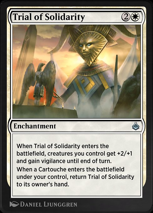 Trial of Solidarity highlighted card art
