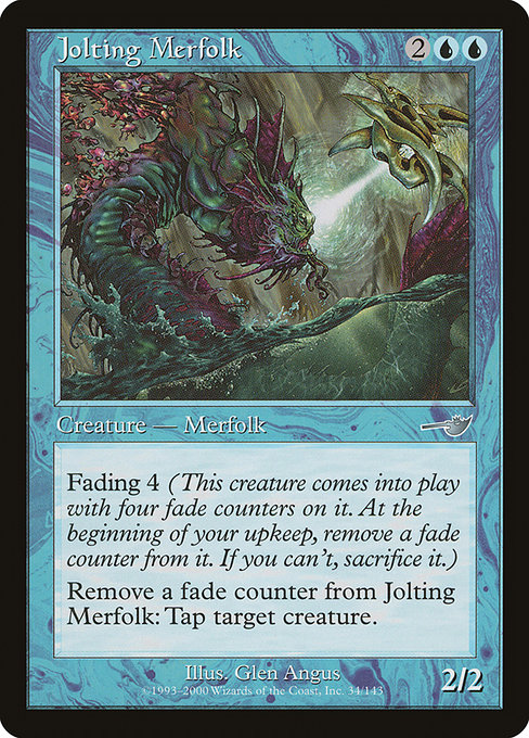 Jolting Merfolk highlighted card art